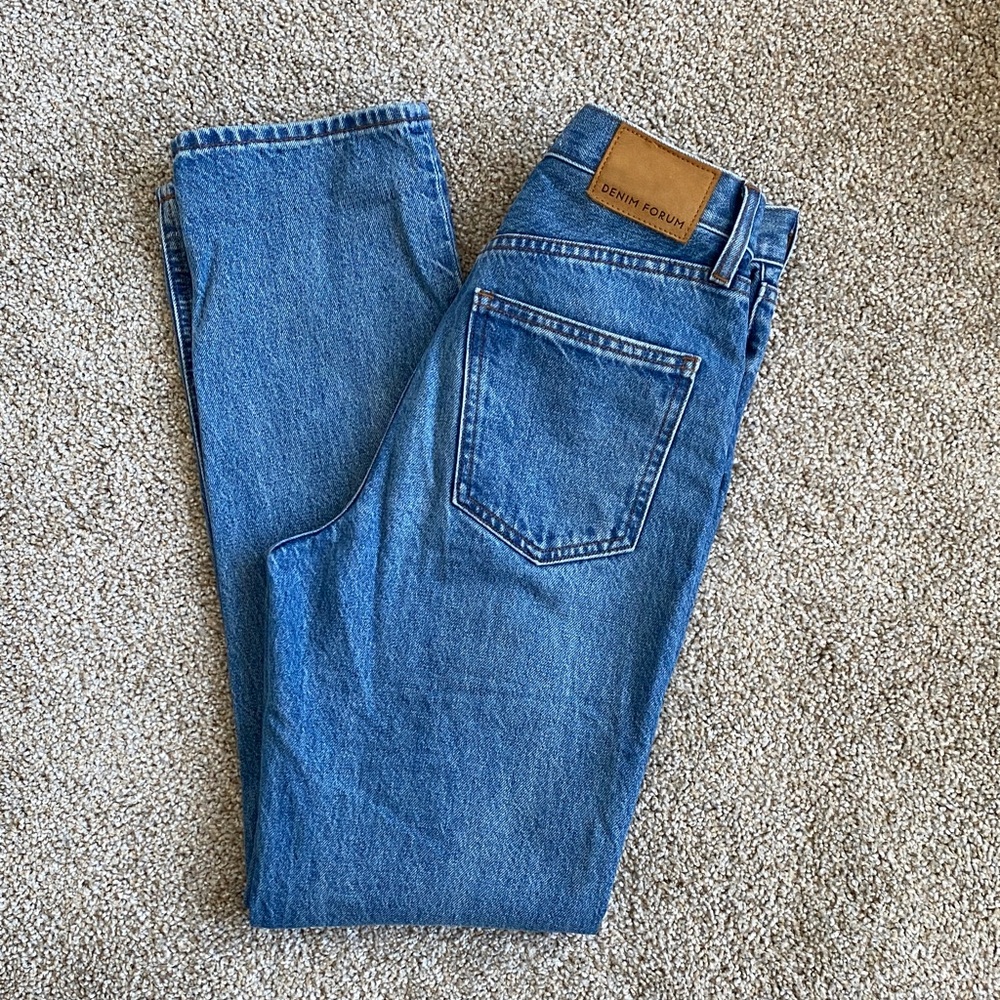 Denim Forum High Rise Blue Jeans